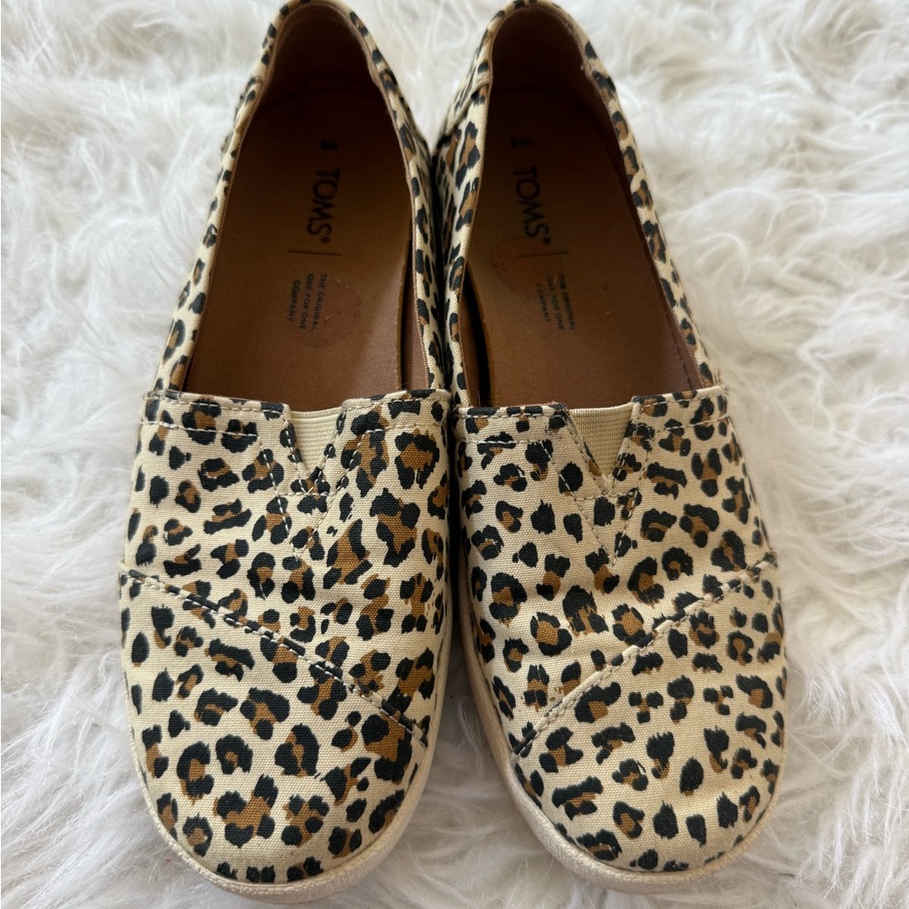 TOMS Moccasins with Animal Print